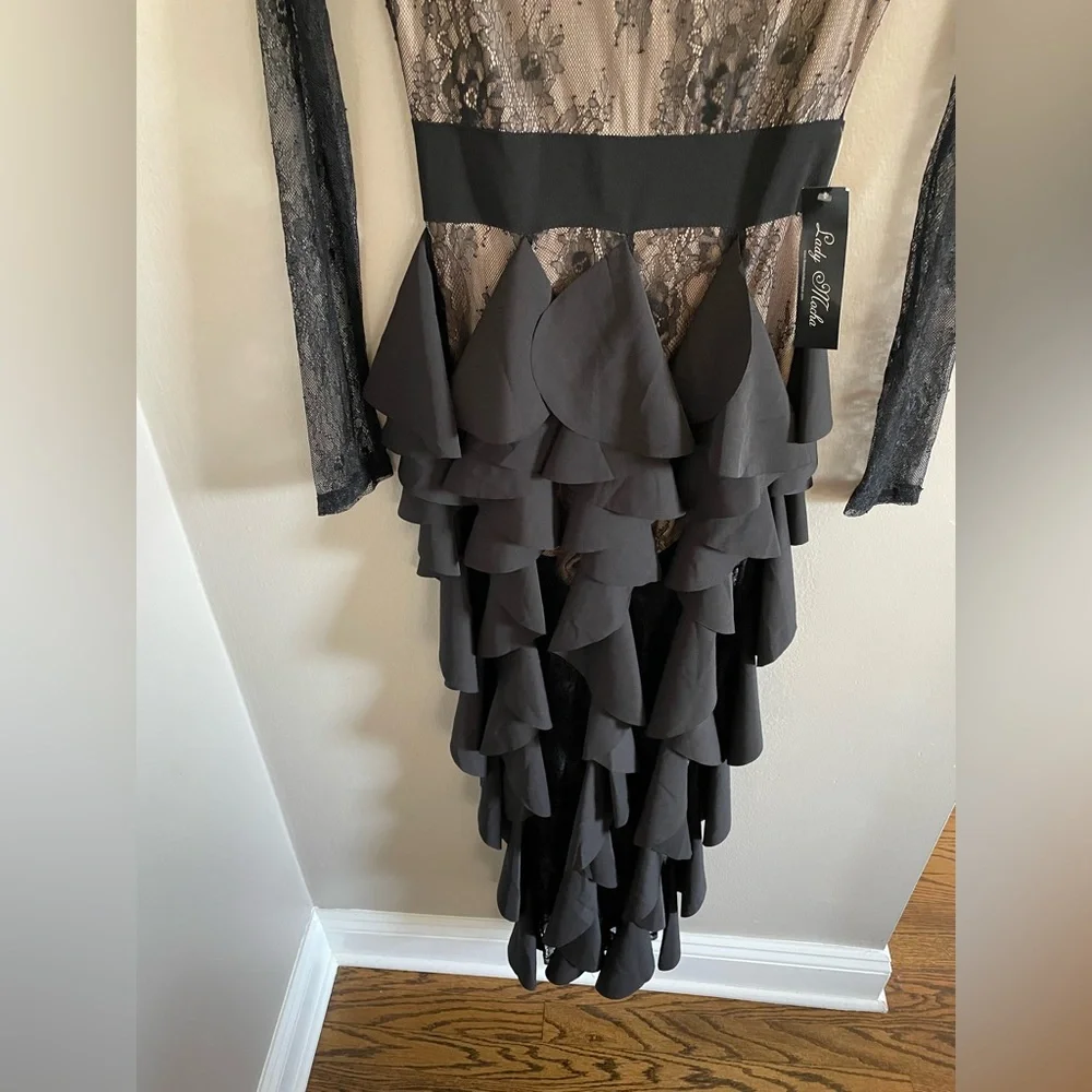 ALAMOUR BLITHE LA gown lace dress maxi NWT - Picture 4 of 13